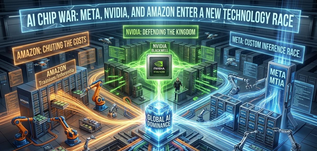 AI Chip War: Meta, Nvidia और Amazon के बीच शुरू हुई नई टेक रेस
